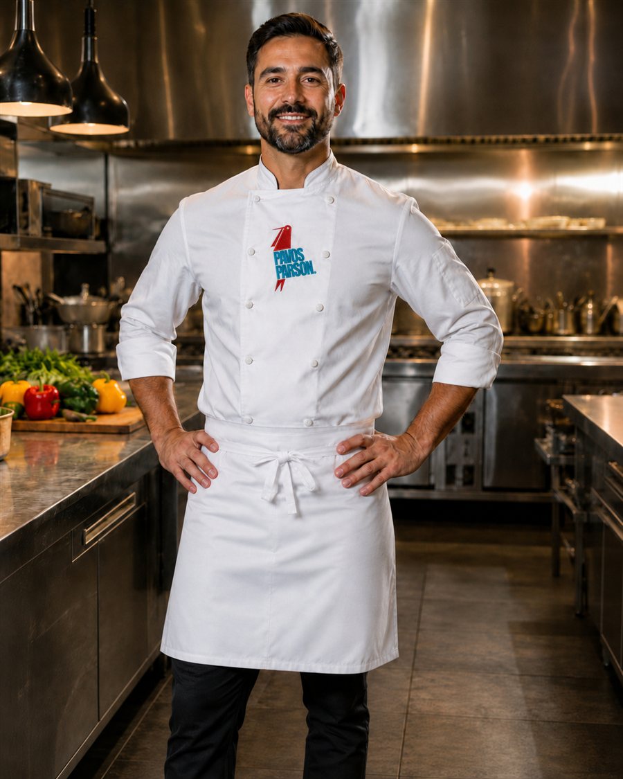 Chef de Pavos Parson en su cocina